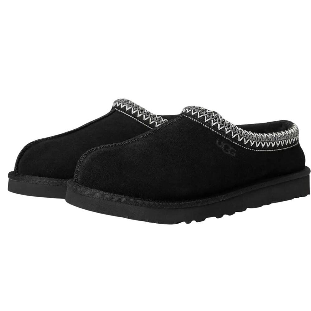 UGG Mens Tasman ll Slipper Clogs US 9 EU 42 Black Suede Slip On GUC